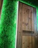 Flat ( Tyrolean ) moss wall panel 50 x 50cm | color - dark green